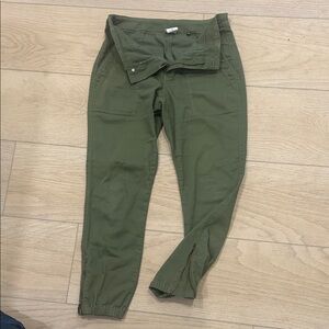 CAbi Women's Skinny Jeans in Olive Green